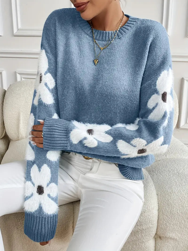Comfortabel Trui Met Lange Mouwen Voor De Herfst & Winter