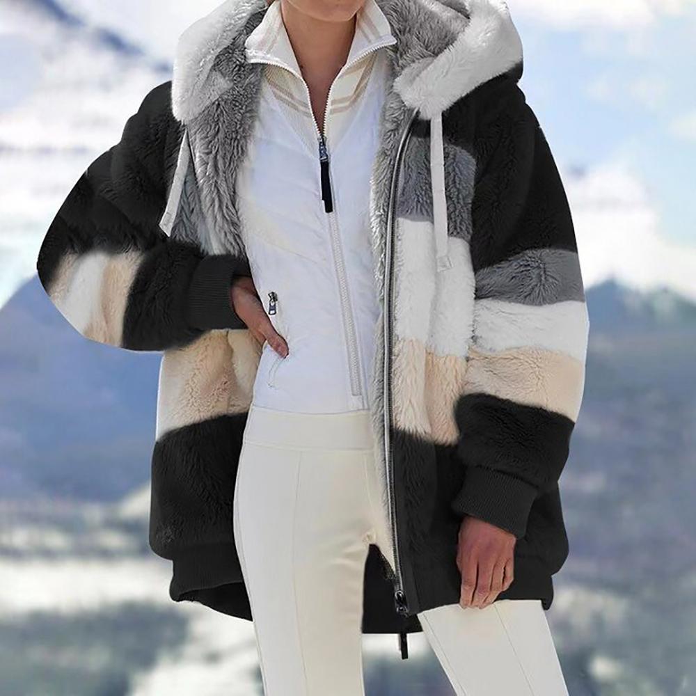 KAREN | Fluffy Warme Oversized Hoodie Jas