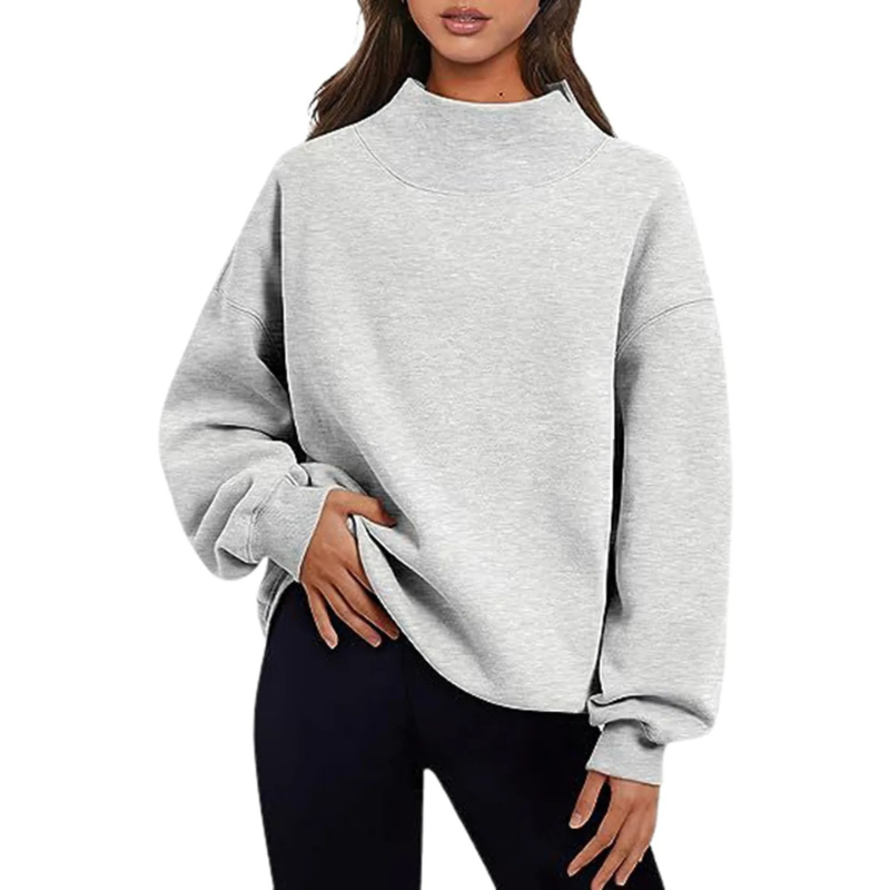 Comfortabel Basic Trui Voor Dames