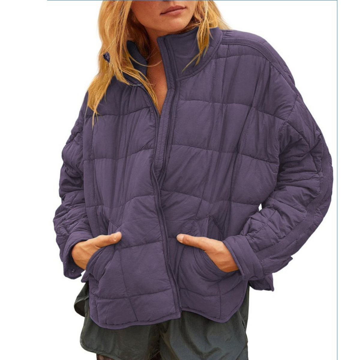 APRIL - Lichtgewicht Compacte Zip Puffer Jas