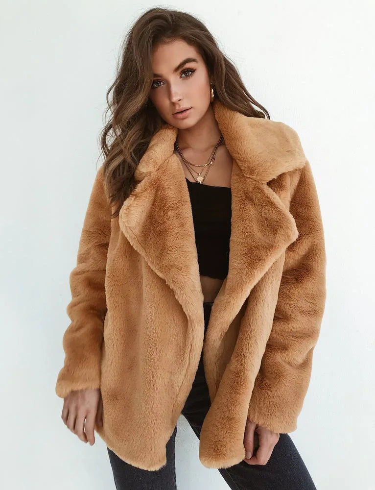 Mila – Faux Fur Teddy Jas