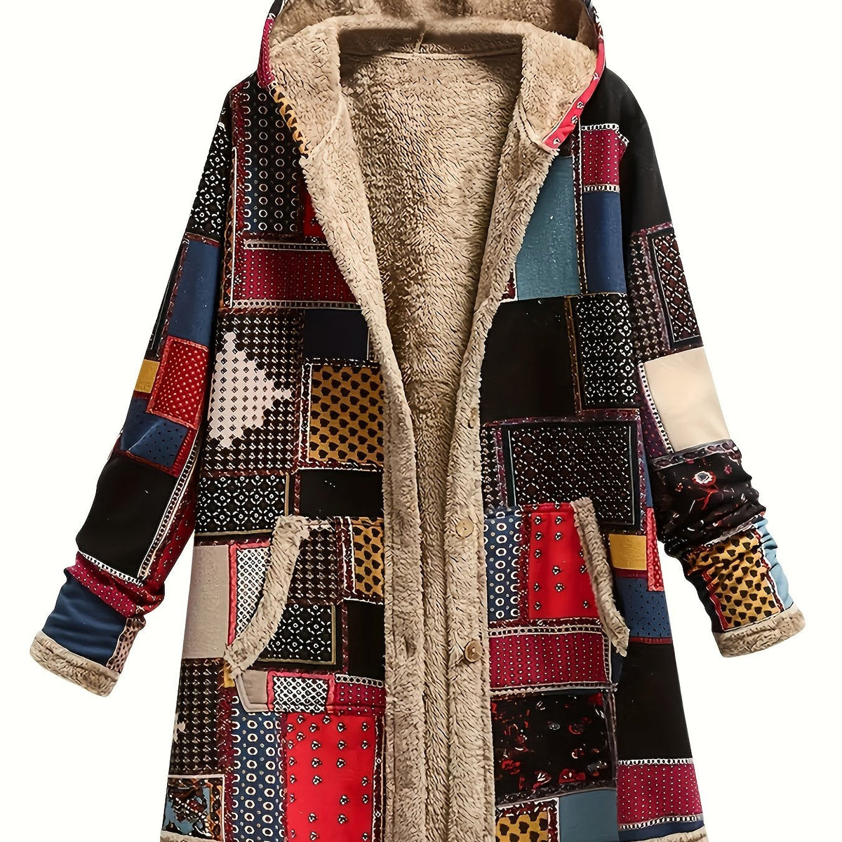 CYBELE – GEZELLIGE PATCHWORK CAPE