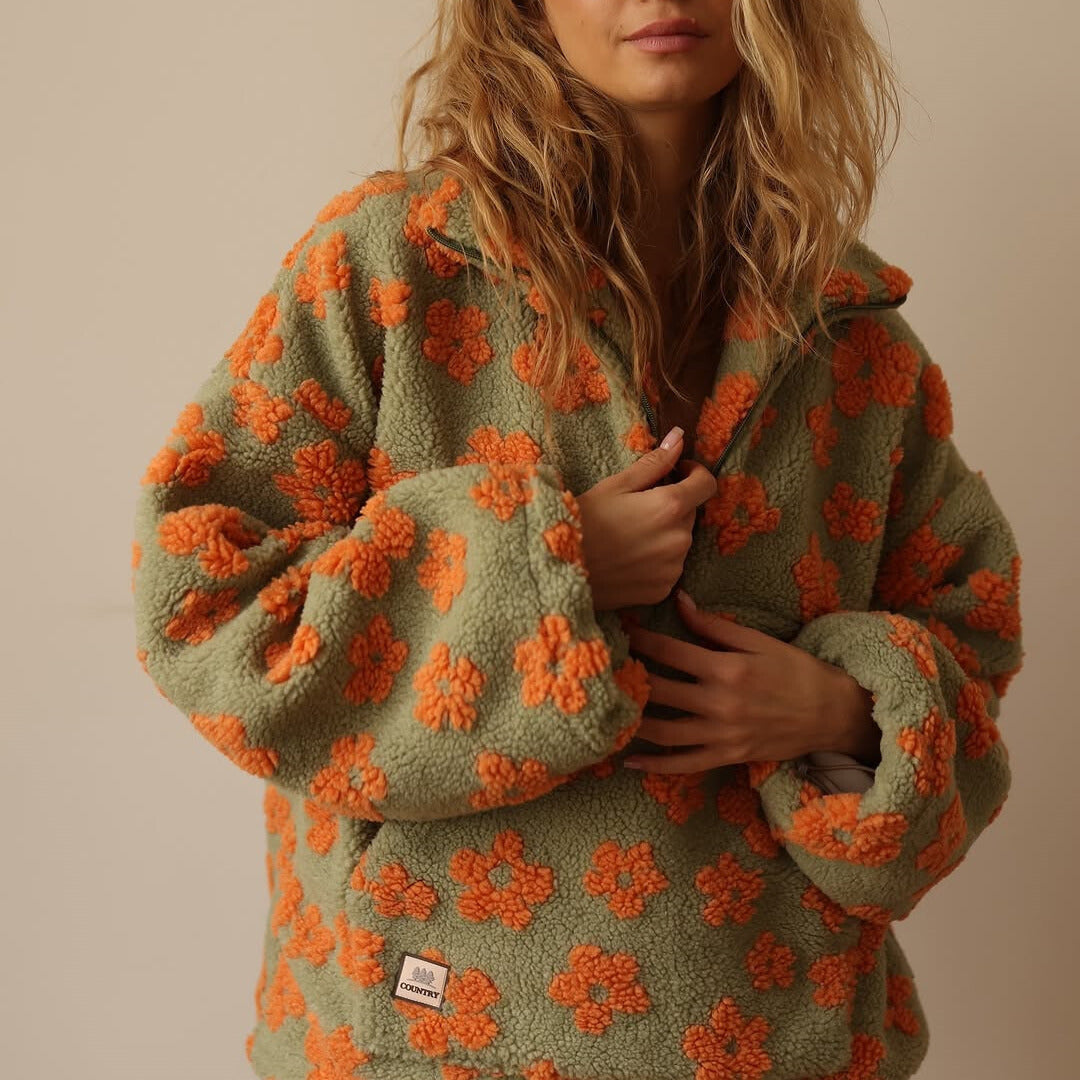 Daisy | Fleece Warme Bloem