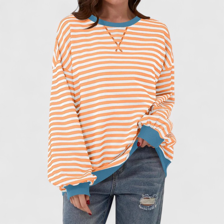 GRACE – OVERSIZED GESTREEPTE TRUI