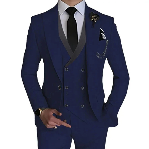 Stijlvol 3-delig Slim Fit Pak Heren