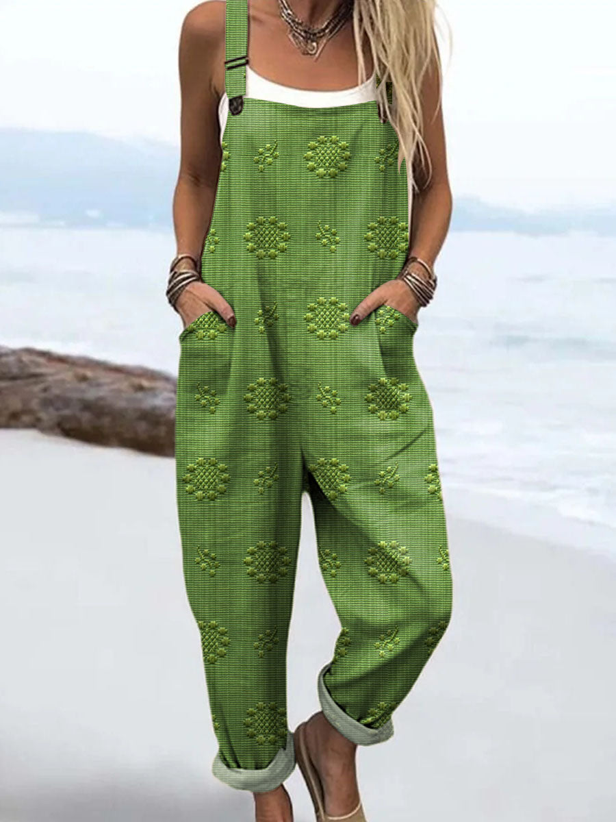 Chloe  | Ontspannen Patroon Jumpsuit