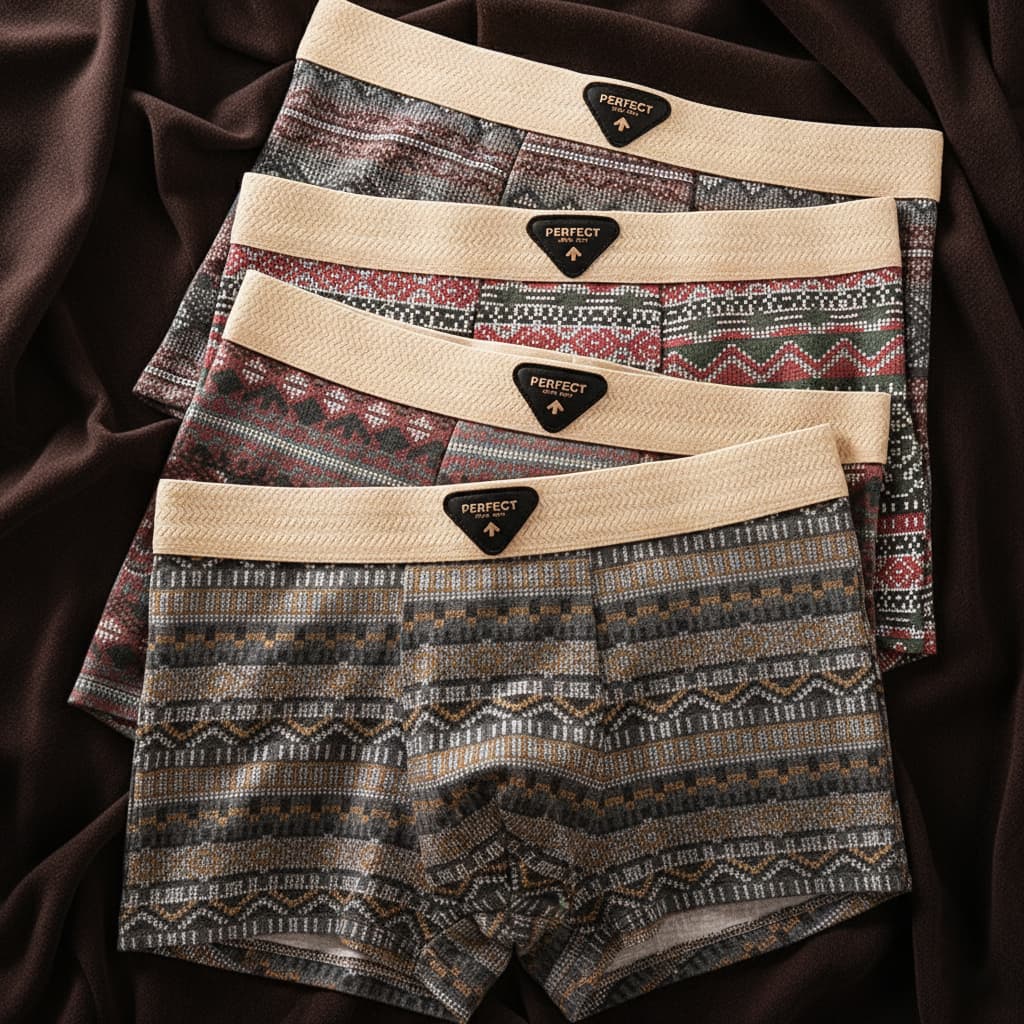 Porter Retro Katoenen Boxershorts
