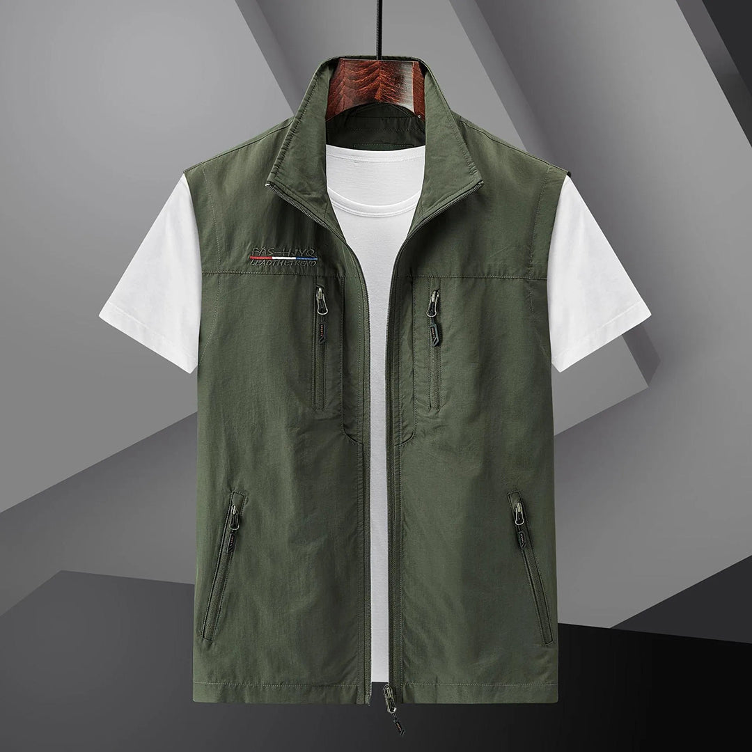 Multi-Pocket Utility Heren Zomerreisvest