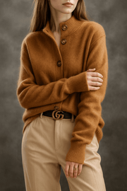 Aurora | Cashmere Knoop Cardigan