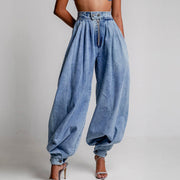 Hoge Taille Denim Ballon Jeans