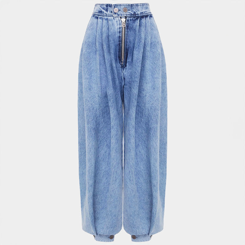 Hoge Taille Denim Ballon Jeans