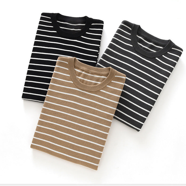 Haru Katoen Gestreepte Shirt