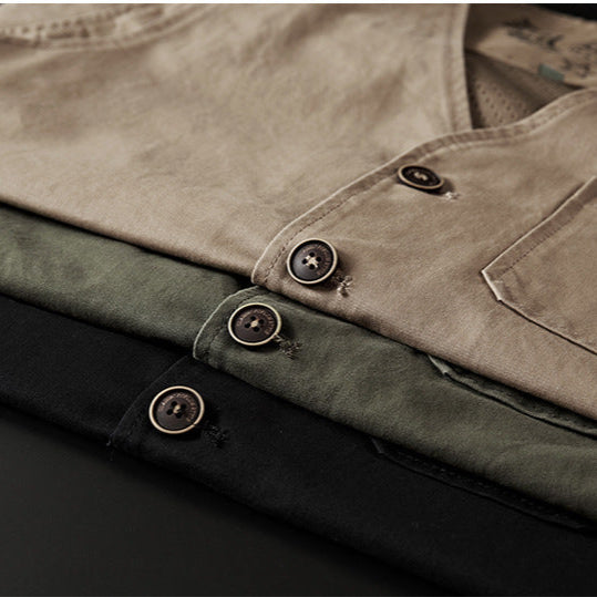 Ridley Multi-Pocket Katoenen Vest