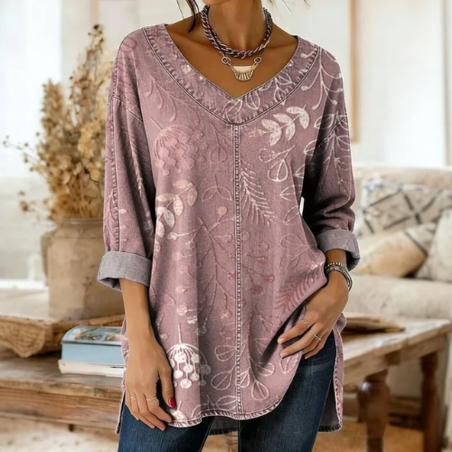 Samira | Blouse met V-hals