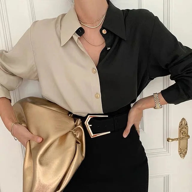 Blouse Dames | Lange Mouw & Tijdloze Elegantie