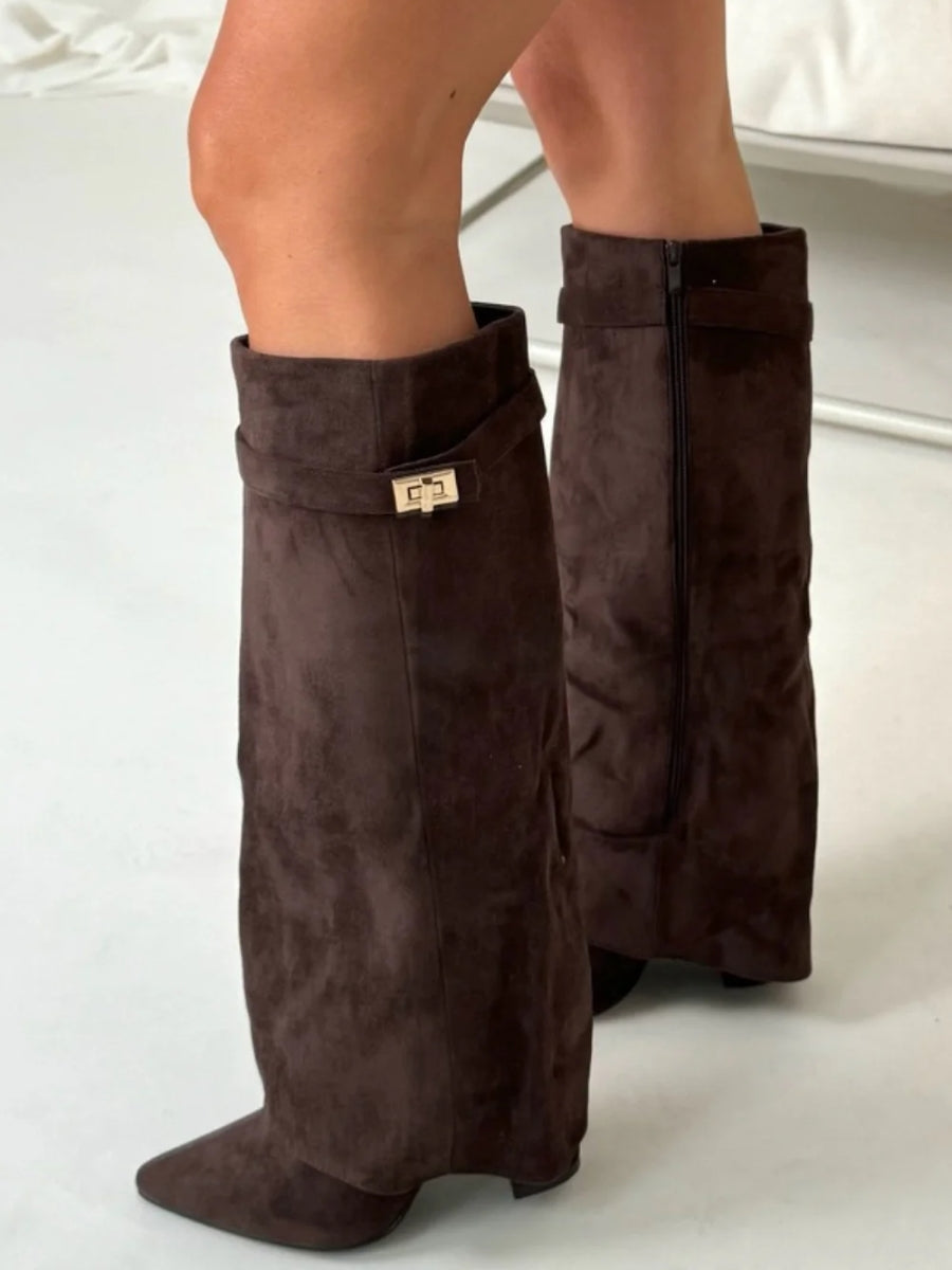 Boots Dames | Elegante Gouden Details & Stijlvolle Afwerking