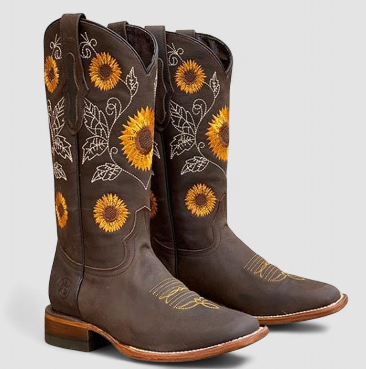 Boots Dames | Geborduurd & Comfortabel