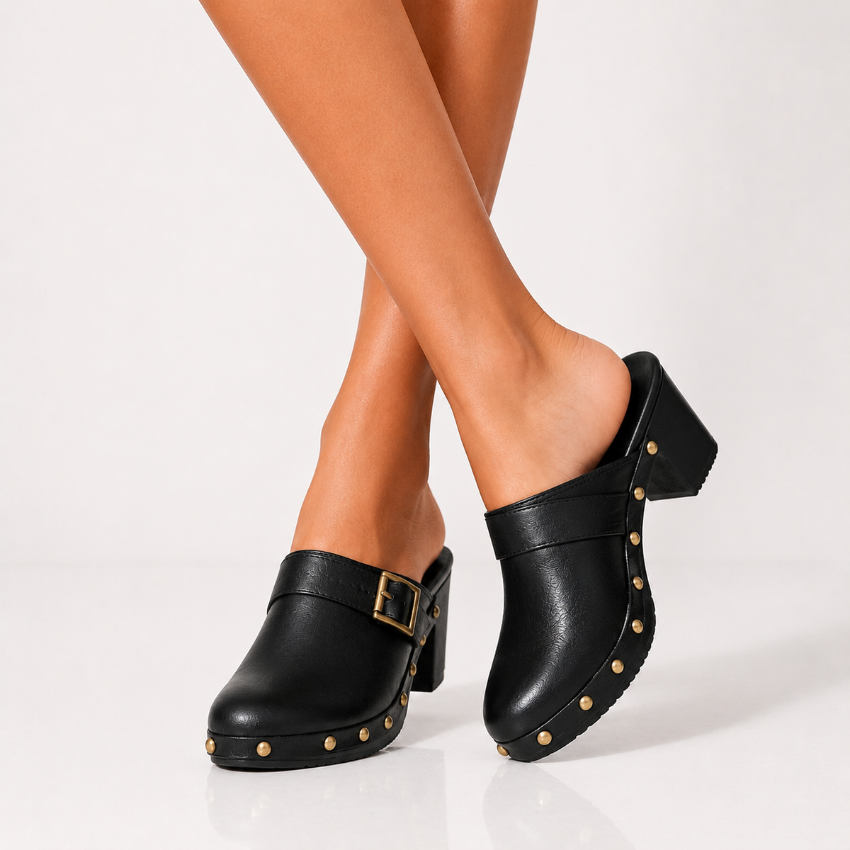 Bridget | Studded Mules