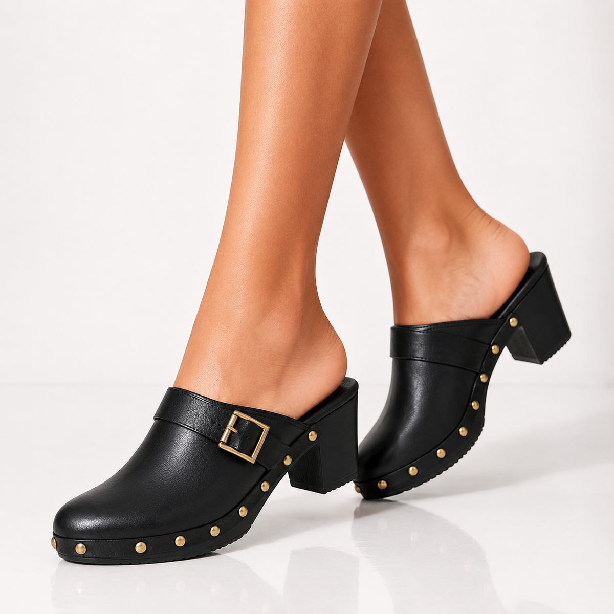 Bridget | Studded Mules