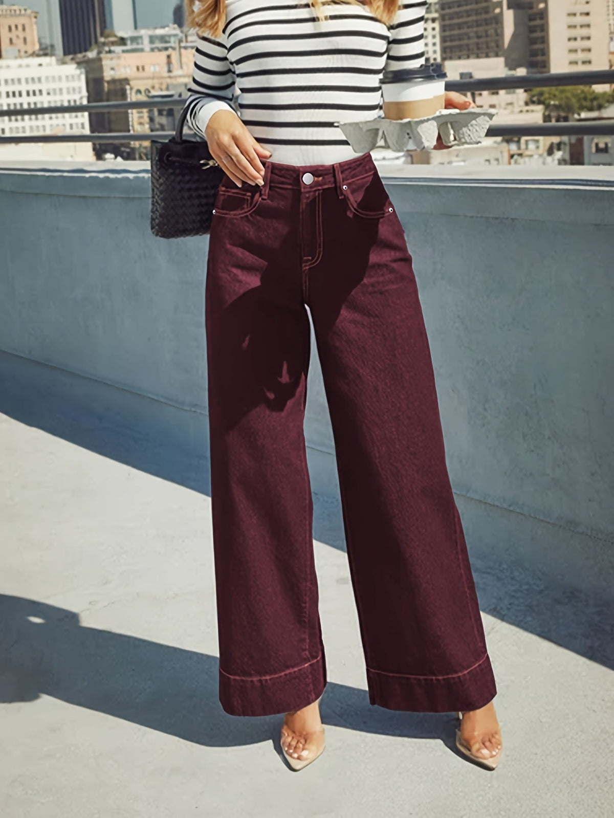 Broek met Wijde Pijpen Dames | Comfortabel & Bewegingsvrij