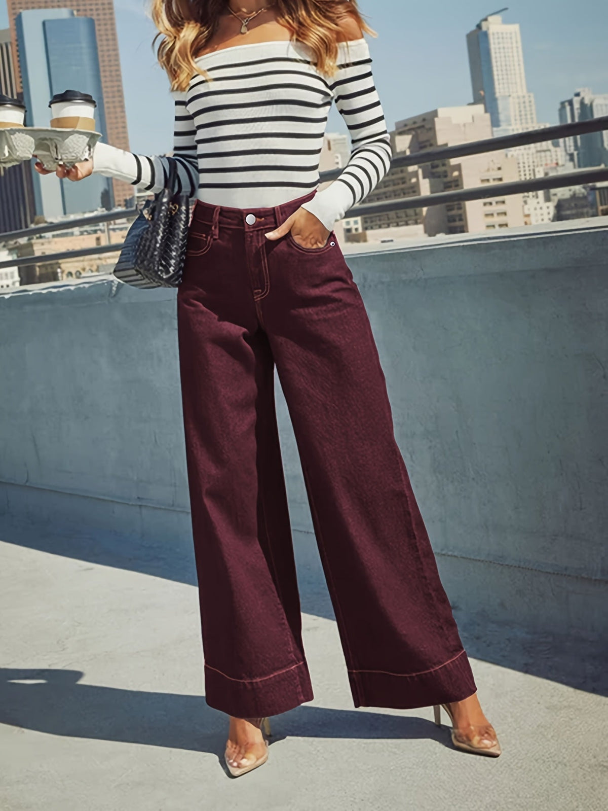 Broek met Wijde Pijpen Dames | Comfortabel & Bewegingsvrij