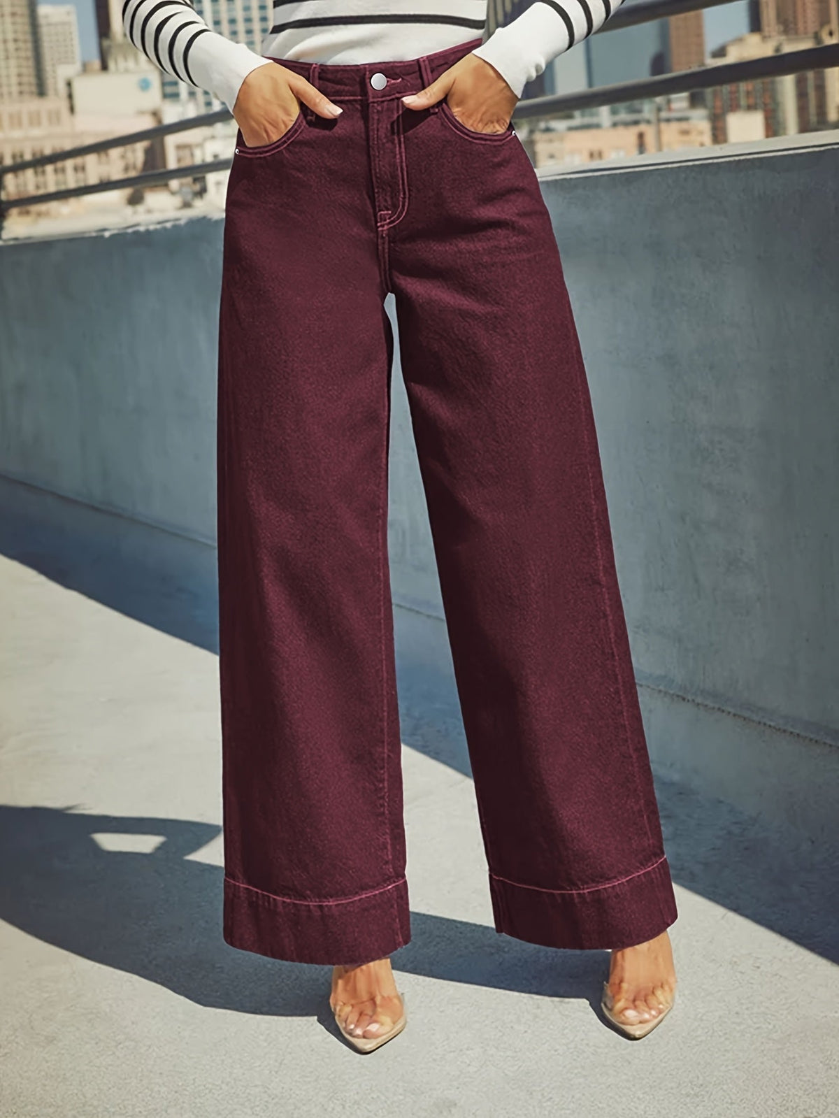 Broek met Wijde Pijpen Dames | Comfortabel & Bewegingsvrij