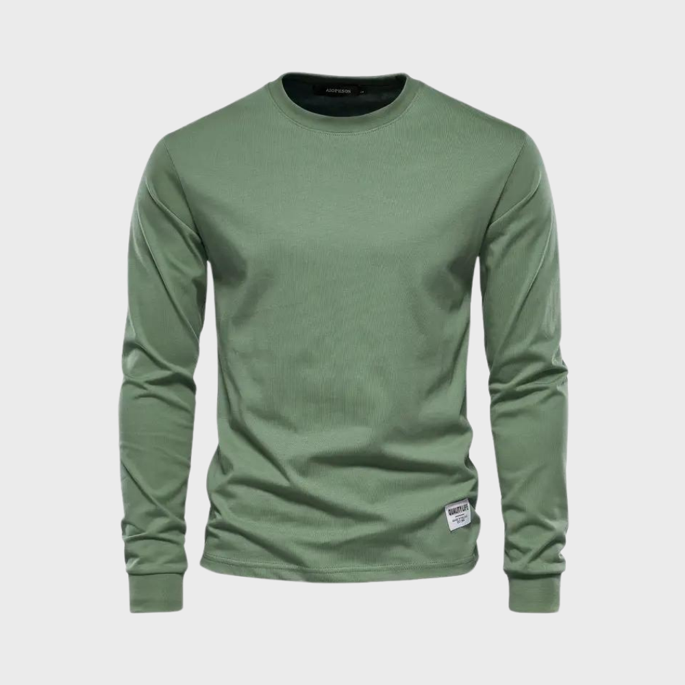 Heren Sweater met Ronde Hals