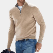 Comfortabel Heren Vest Met Rits - Sandro
