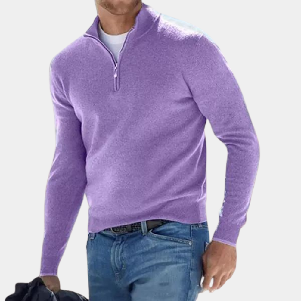 Comfortabel Heren Vest Met Rits - Sandro
