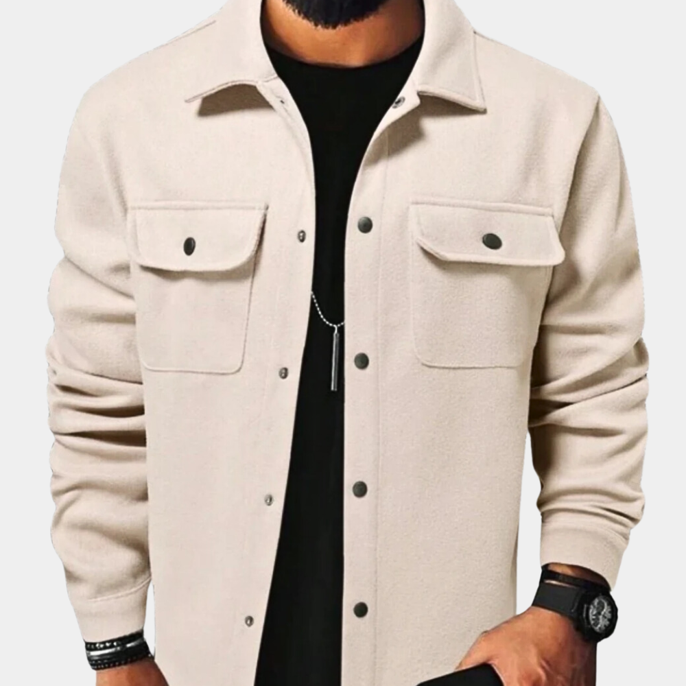 Button-down jas voor heren