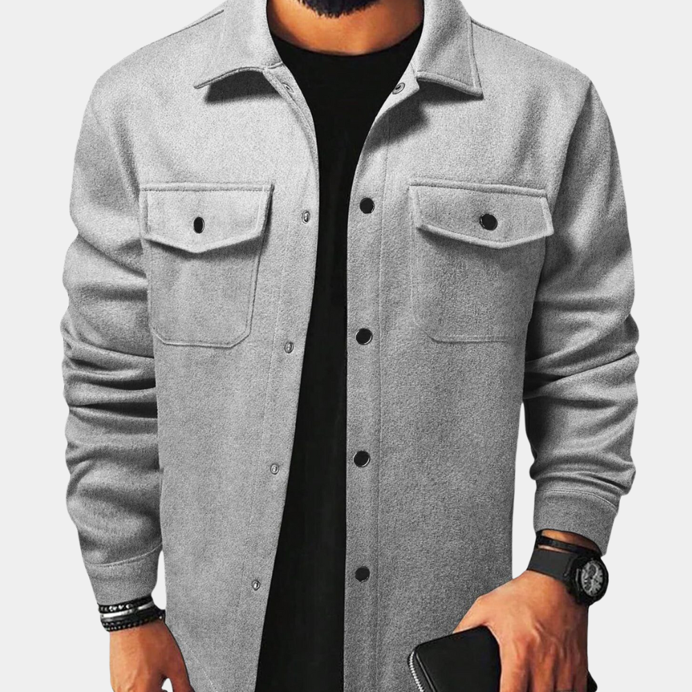 Button-down jas voor heren