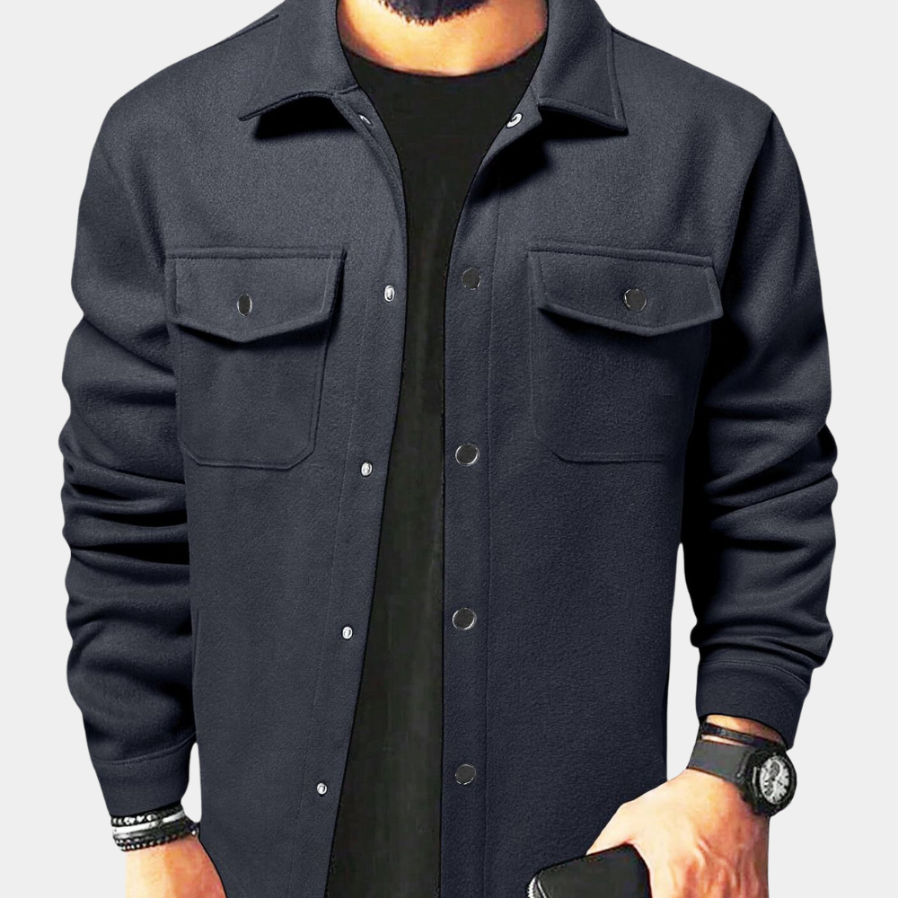 Button-down jas voor heren