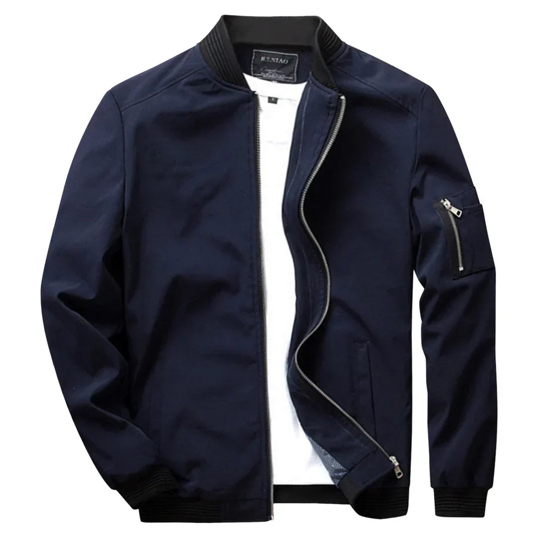 Slim Fit zomerjas met Rits