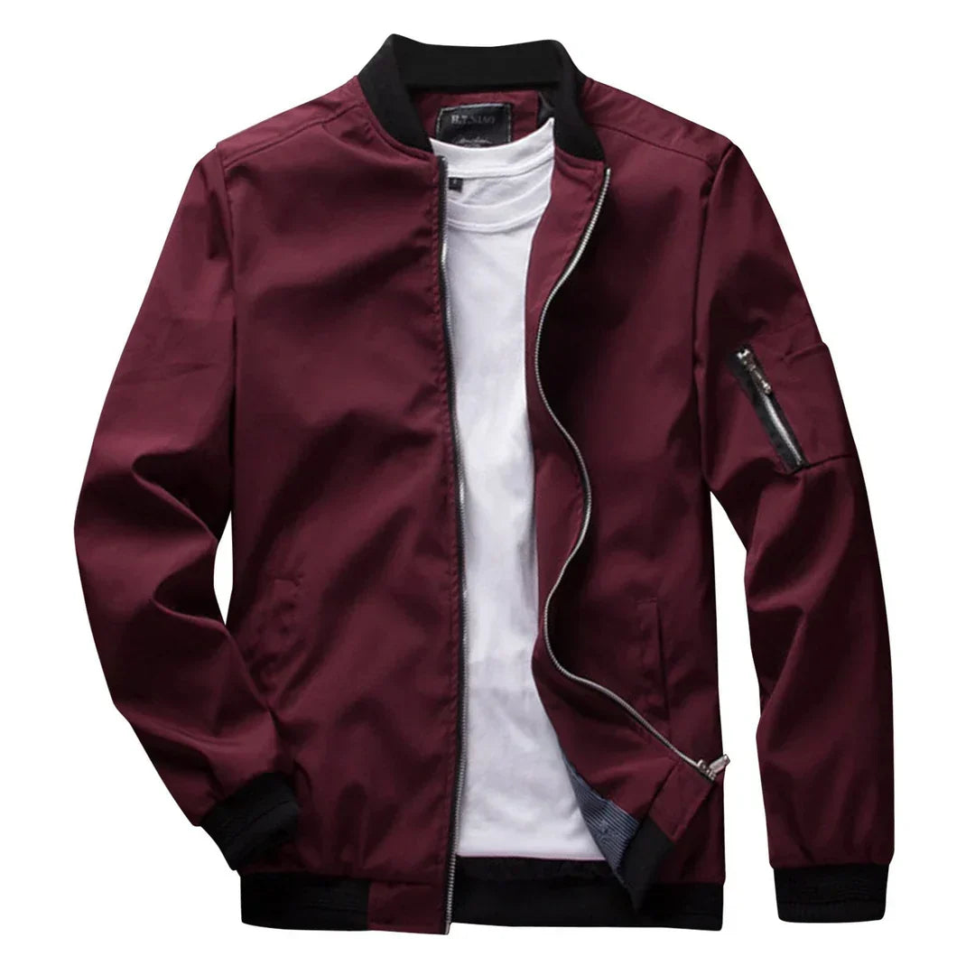 Slim Fit zomerjas met Rits