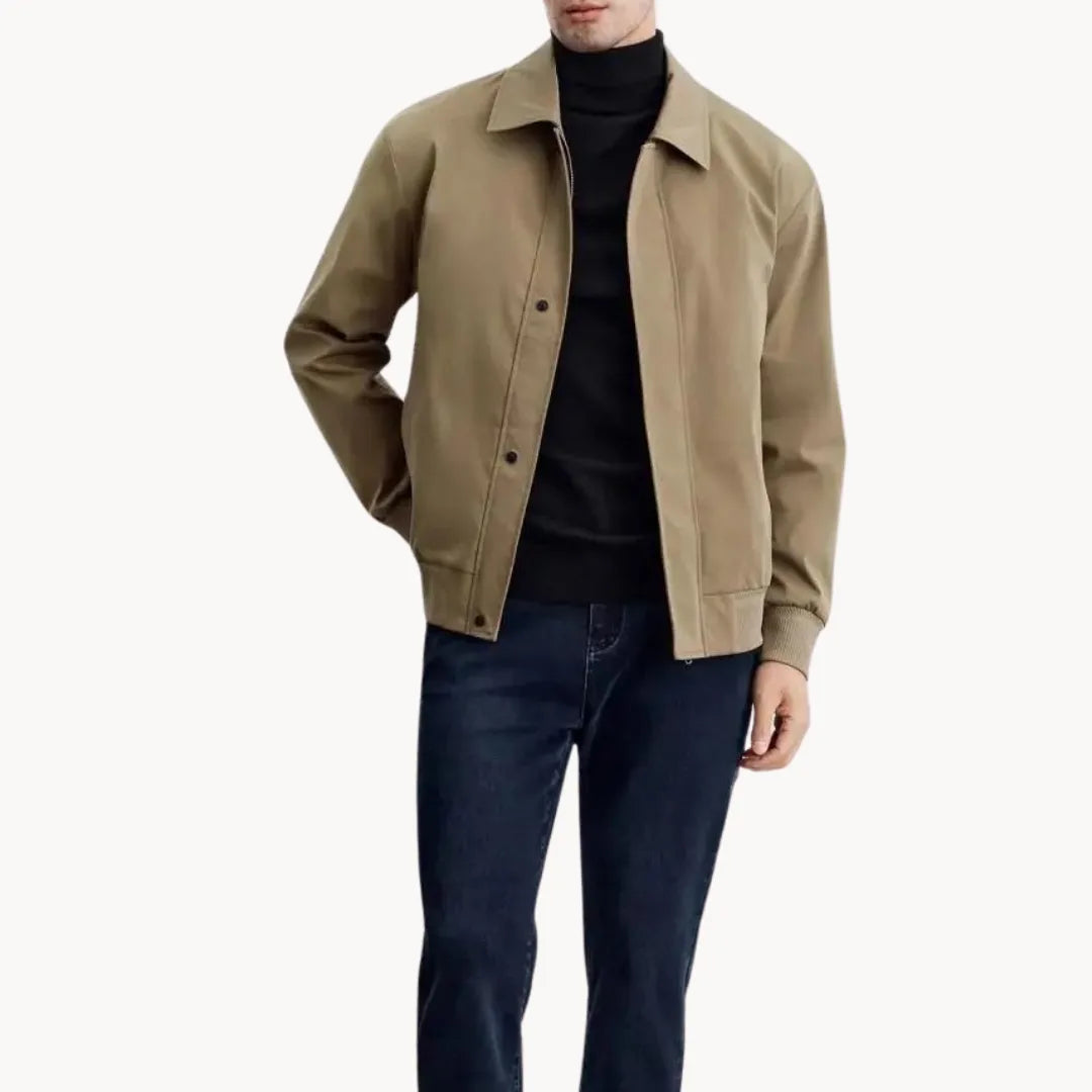 Hugo | Casual jas met knopen sluiting en elastische boord