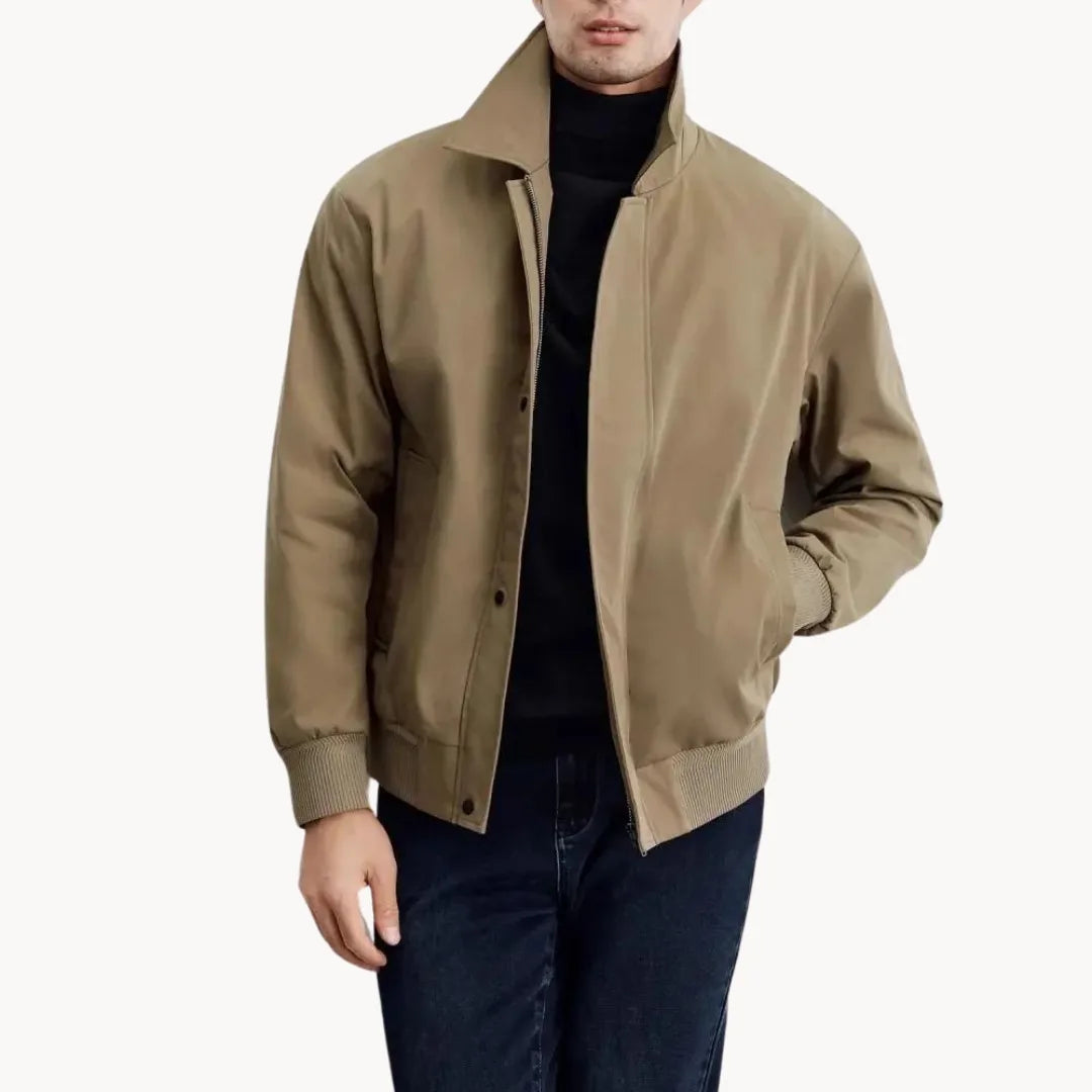 Hugo | Casual jas met knopen sluiting en elastische boord