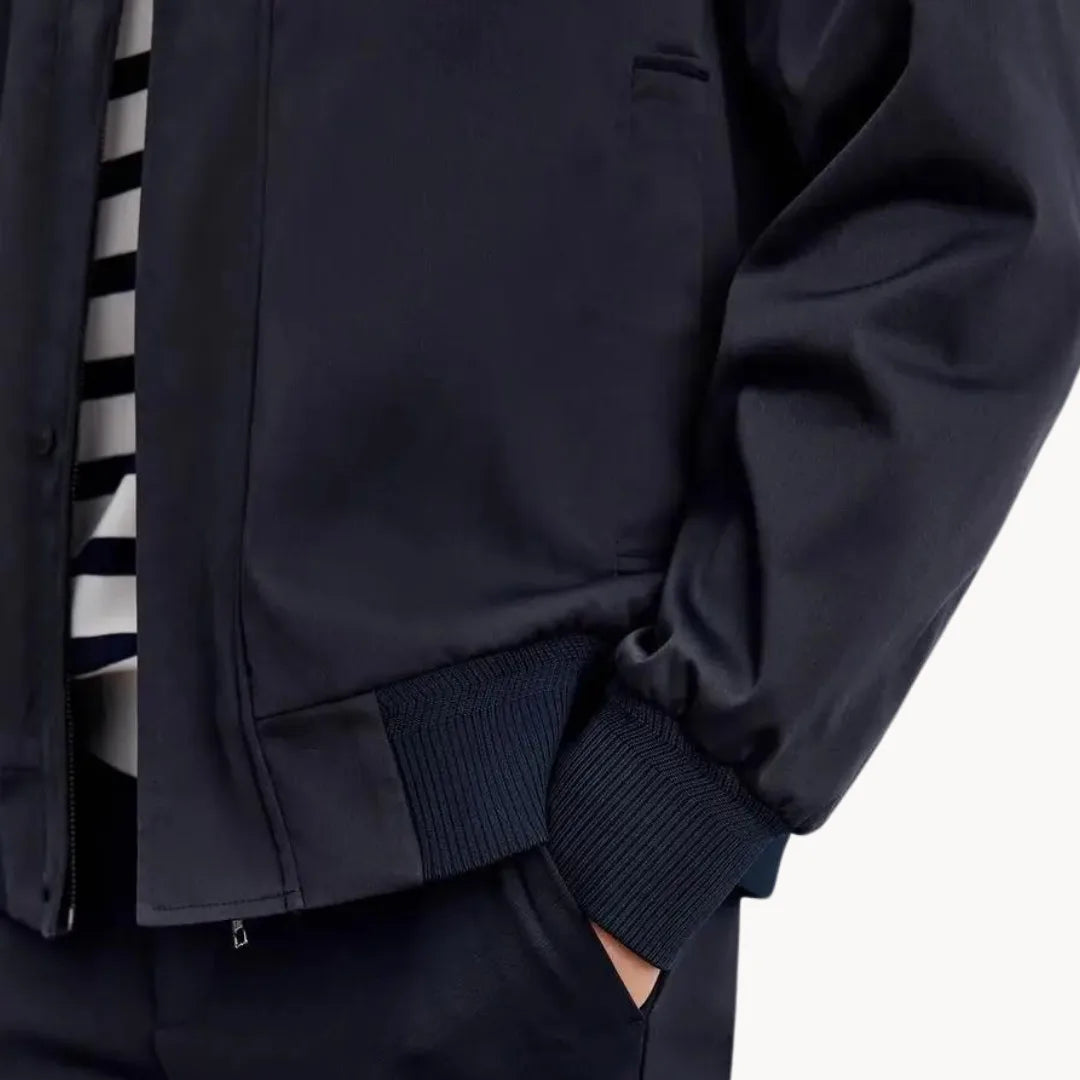 Hugo | Casual jas met knopen sluiting en elastische boord