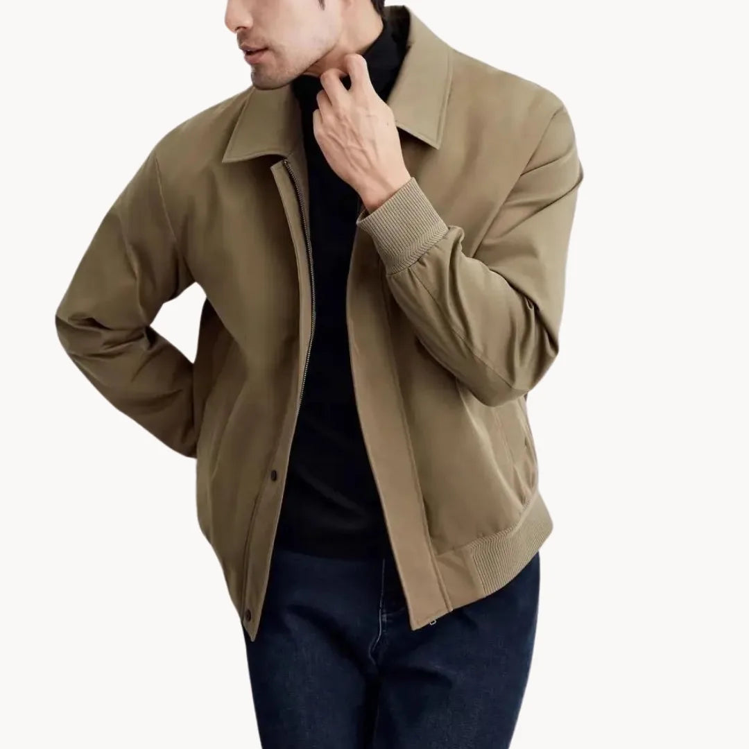 Hugo | Casual jas met knopen sluiting en elastische boord