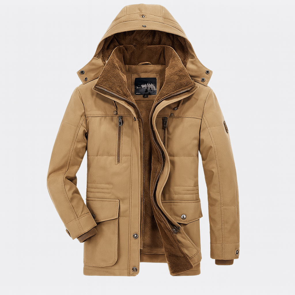 Heren winterjas voor alle weersomstandigheden, warm, waterdicht en ademend