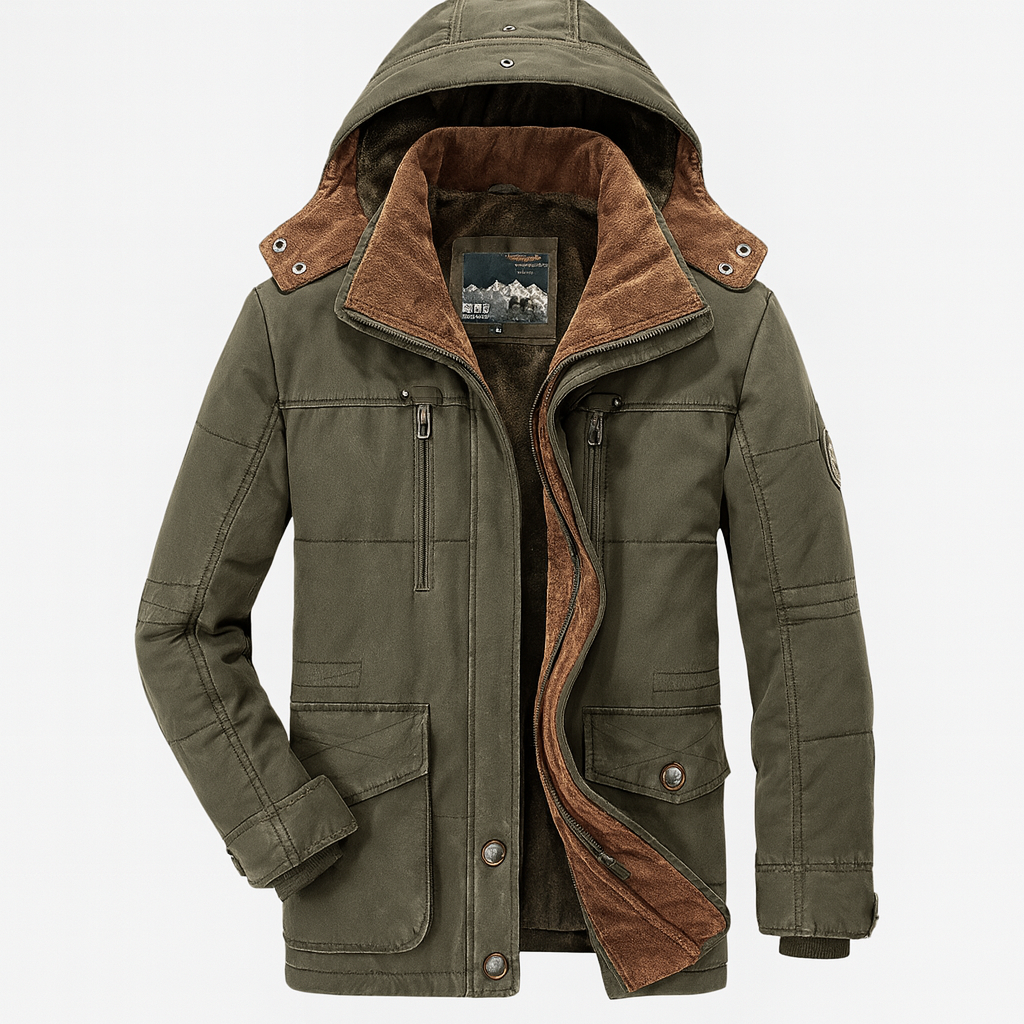 Heren winterjas voor alle weersomstandigheden, warm, waterdicht en ademend