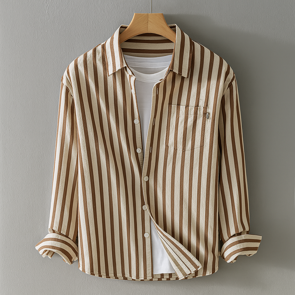 Comfortabel stijl met lange mouwen en borstzak