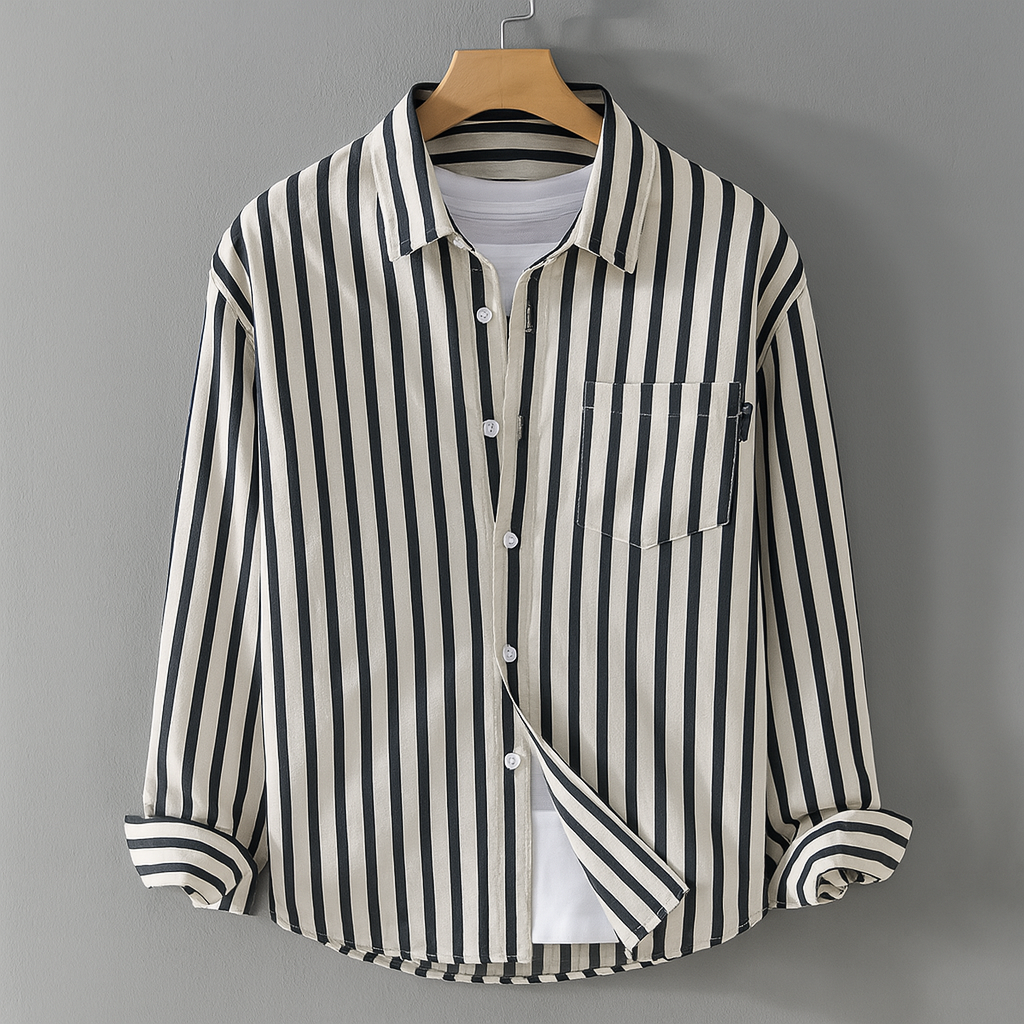 Comfortabel stijl met lange mouwen en borstzak
