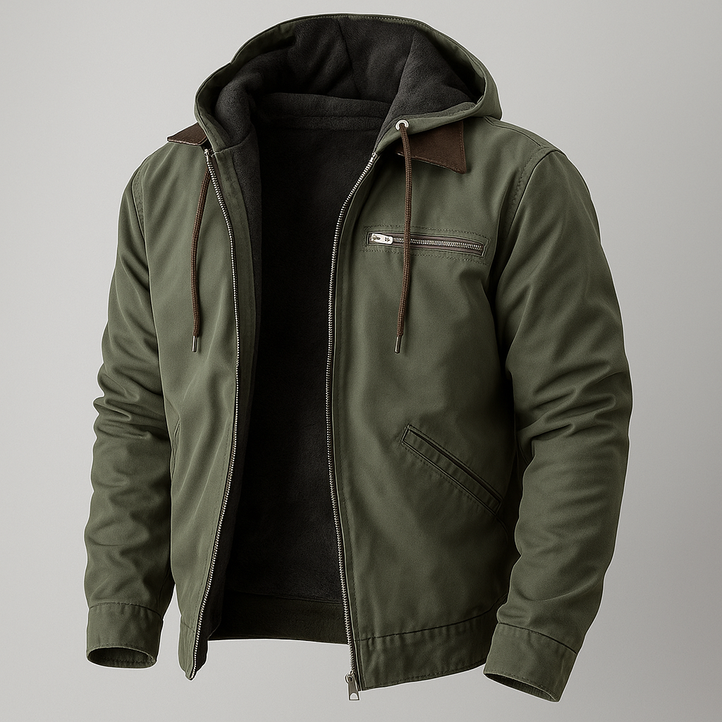 Moderne outdoorjas voor heren
