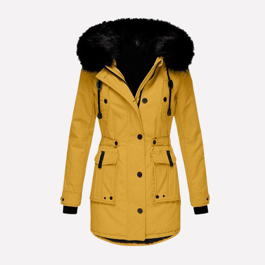 Dames Parka Jas met Kap en Flapzakken