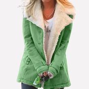 Chique Lange Dames Winterjas