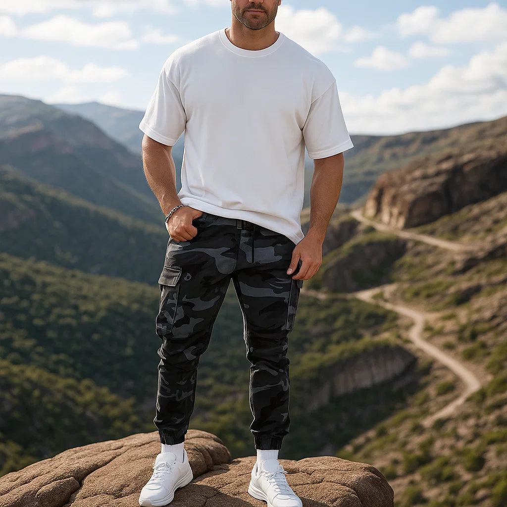 Clyde | Camouflage cargo werkbroek