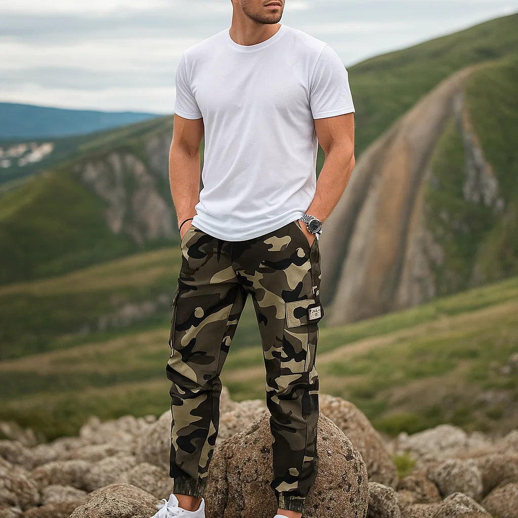 Clyde | Camouflage cargo werkbroek