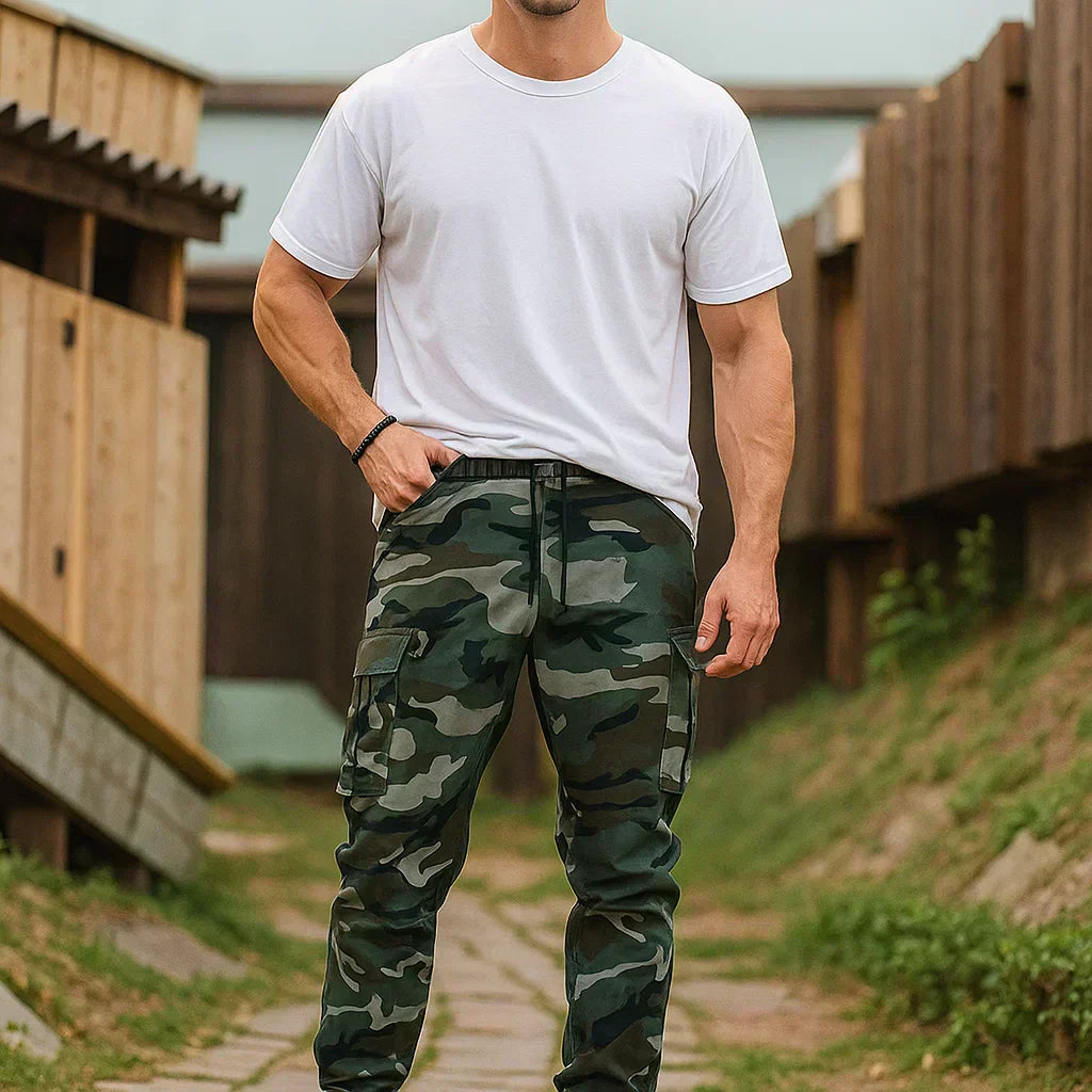 Clyde | Camouflage cargo werkbroek