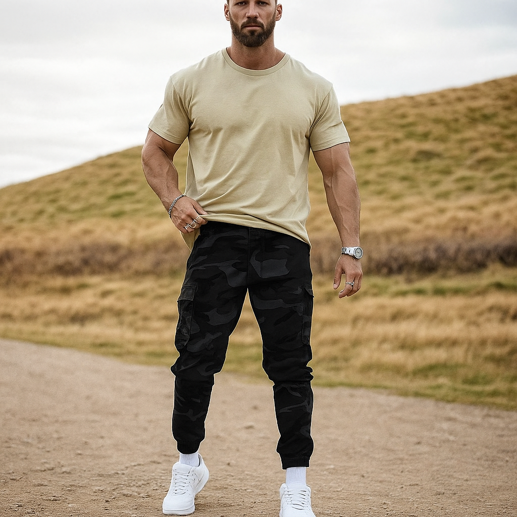 Clyde | Camouflage cargo werkbroek
