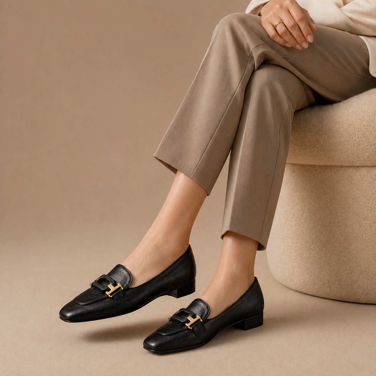 Colette | Leren loafers